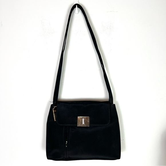 Warren Reed Crossbody Bag Womens Black carryall - Picture 3 of 12